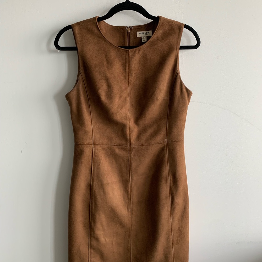 Evernew Faux Suede Dress